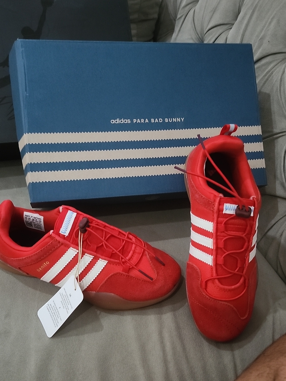adidasBallerina FLAMBOYAN BENITO Kids Red Samba-style Sneakers for Kids